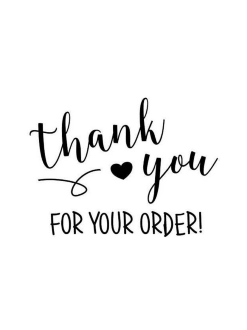 Thank You for your order! 💗